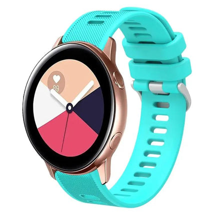 20mm Twill Silicone Watch Band For Samsung Galaxy Watch 42mm