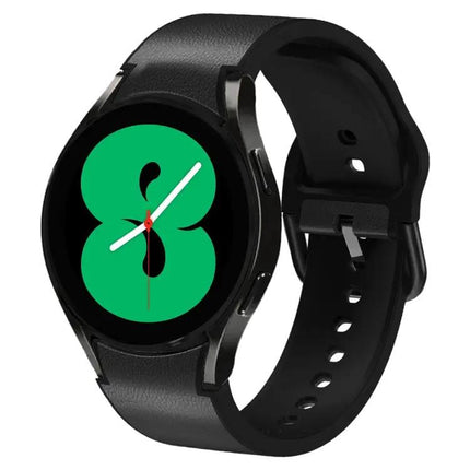 20mm Silicone Leather Watch Band For Galaxy Watch 4 44/46mm