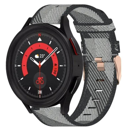 20mm Nylon Woven Watch Band Compatible With Samsung Watch5