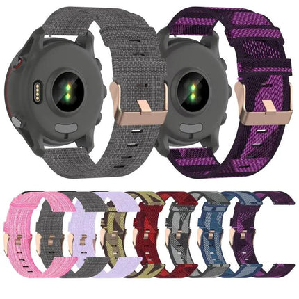 20mm Nylon Woven Watch Band Compatible With Samsung Watch5