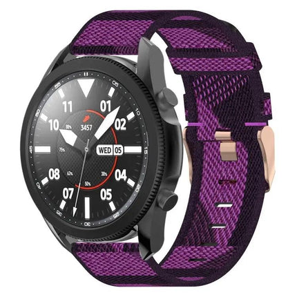20mm Nylon Woven Watch Band Compatible With Samsung Watch5