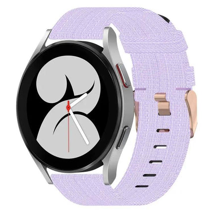 20mm Nylon Woven Band For Samsung Galaxy Watch4 40/44/46mm