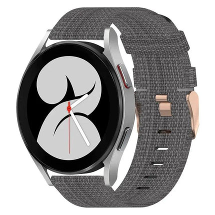 20mm Nylon Woven Band For Samsung Galaxy Watch4 40/44/46mm