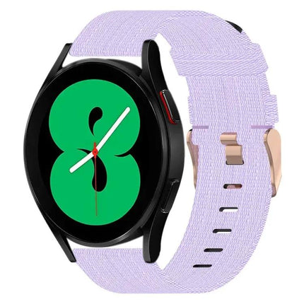 20mm Nylon Woven Band For Samsung Galaxy Watch4 40/44/46mm