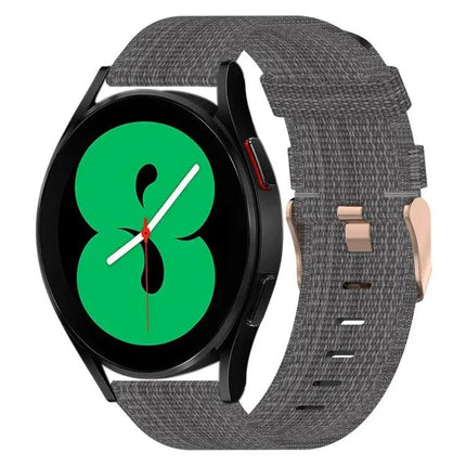 20mm Nylon Woven Band For Samsung Galaxy Watch4 40/44/46mm