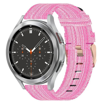 20mm Nylon Woven Band For Samsung Galaxy Watch4 40/44/46mm