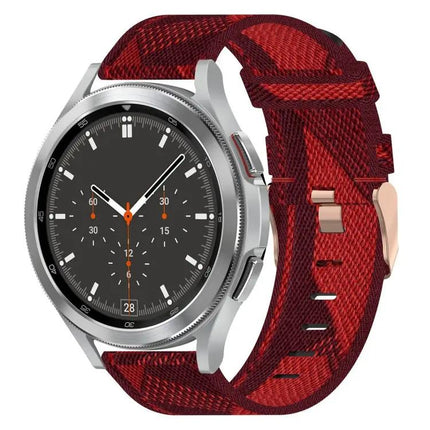 20mm Nylon Woven Band For Samsung Galaxy Watch4 40/44/46mm