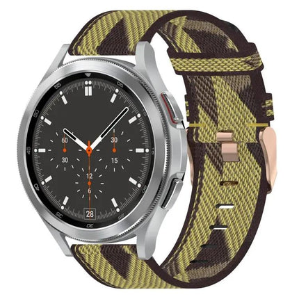 20mm Nylon Woven Band For Samsung Galaxy Watch4 40/44/46mm