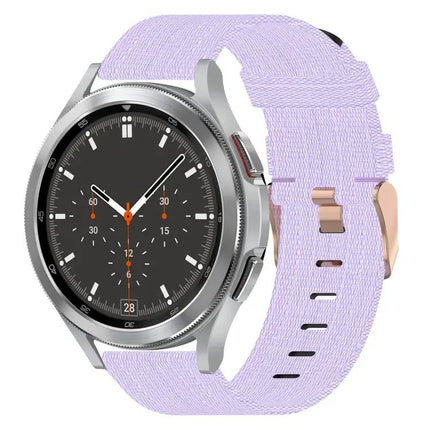 20mm Nylon Woven Band For Samsung Galaxy Watch4 40/44/46mm