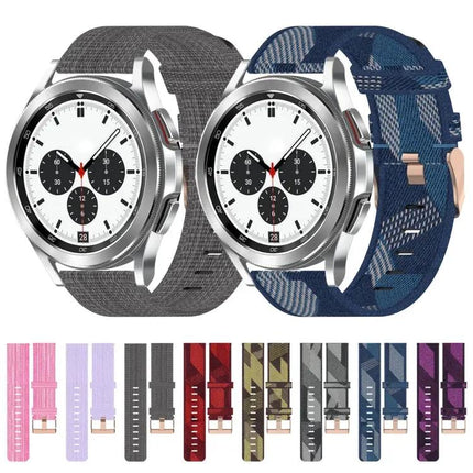 20mm Nylon Woven Quick Release Watch Band For Samsung
