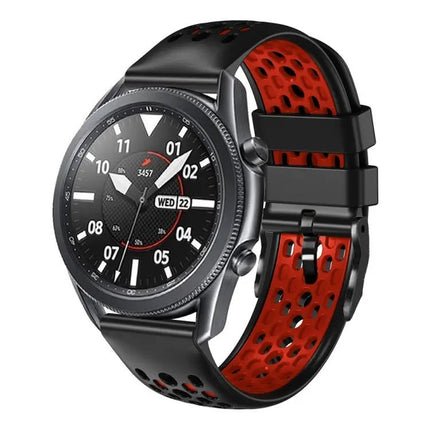 22mm Two-Tone Breathable Silicone Band Galaxy Watch 45/46mm