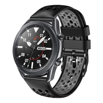 22mm Two-Tone Breathable Silicone Band Galaxy Watch 45/46mm