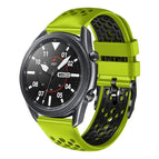 For Samsung Galaxy Watch3 45mm / Lime+Black