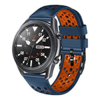 For Samsung Galaxy Watch3 45mm / Midnight Blue+Orange