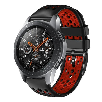 22mm Two-Tone Breathable Silicone Band Galaxy Watch 45/46mm
