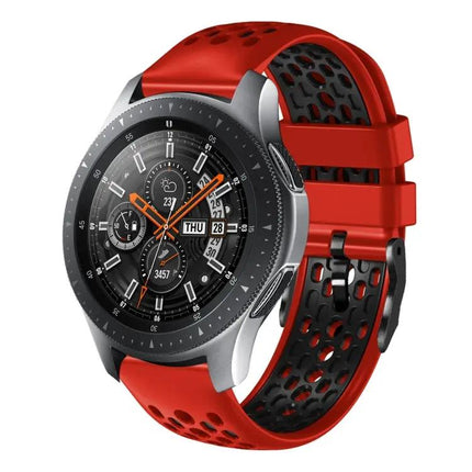 22mm Two-Tone Breathable Silicone Band Galaxy Watch 45/46mm