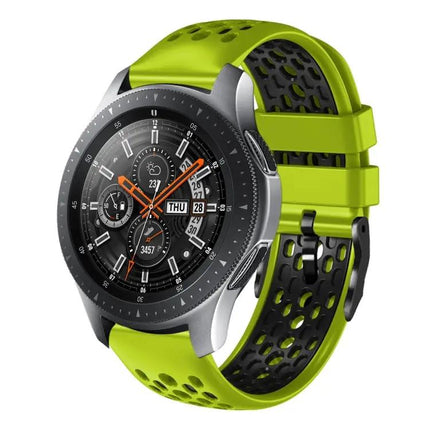 22mm Two-Tone Breathable Silicone Band Galaxy Watch 45/46mm