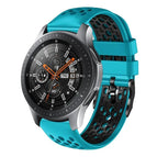 For Samsung Galaxy Watch 46mm / Skyblue+Black