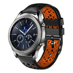 For Samsung Gear S3 Classic / Black+Orange