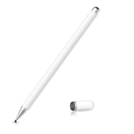 Passive Capacitive Stylus Pen with Magnetic Cap for Phones - white passive stylus with magnetic cap for precise touchscreen input