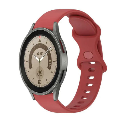 20mm Silicone Watch Band For Samsung Galaxy Watch5 Pro 45mm