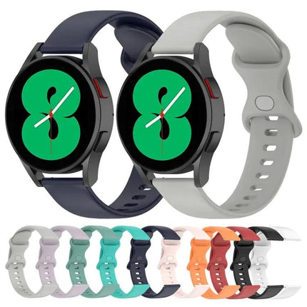 20mm Silicone Watch Band For Samsung Galaxy Watch5 Pro 45mm