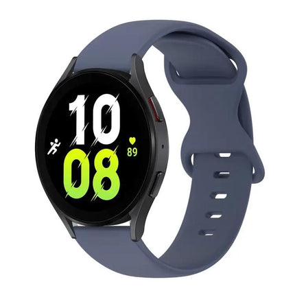 20mm Silicone Watch Band Butterfly Buckle for Galaxy Watch 5