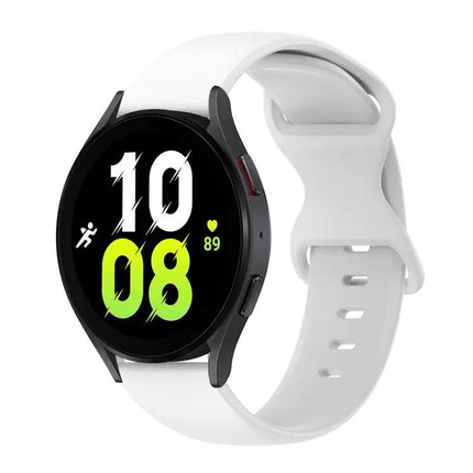20mm Silicone Watch Band Butterfly Buckle for Galaxy Watch 5