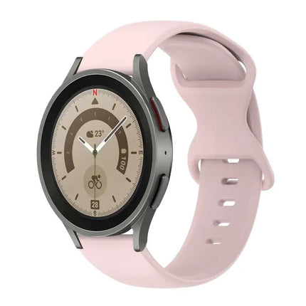 20mm Silicone Band Butterfly Buckle For Samsung Watch 4/5