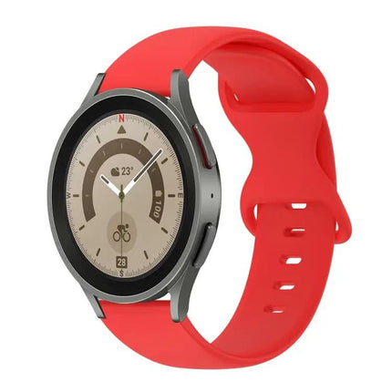 20mm Silicone Band Butterfly Buckle For Samsung Watch 4/5