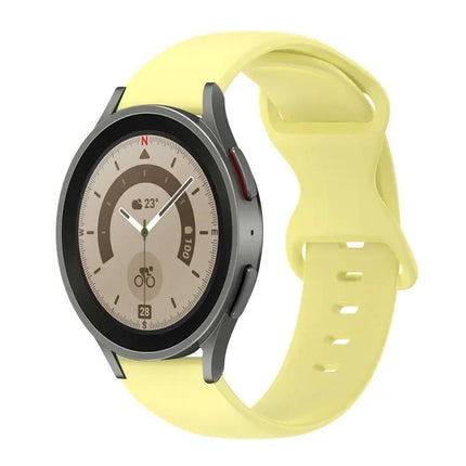 20mm Silicone Band Butterfly Buckle For Samsung Watch 4/5