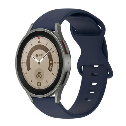 20mm Silicone Band Butterfly Buckle For Samsung Watch 4/5