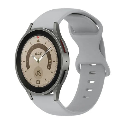 20mm Silicone Band Butterfly Buckle For Samsung Watch 4/5