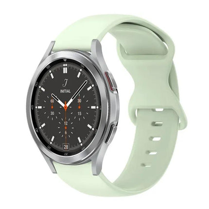20mm Silicone Watch Band Butterfly Buckle Galaxy 44/46mm