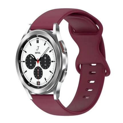 20mm Silicone Watch Band With Butterfly Buckle 42mm