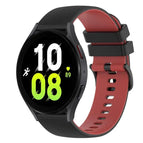 For Samsung Galaxy Watch5 44mm / Black+Red