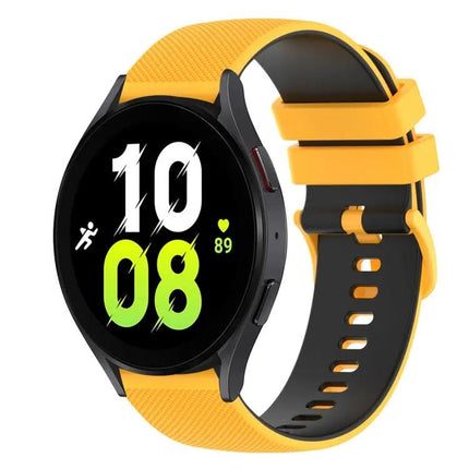 20mm Checkered Silicone Band for Galaxy Watch5/Watch5 Pro