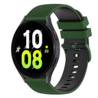 For Samsung Galaxy Watch5 44mm / Amy Green+Black
