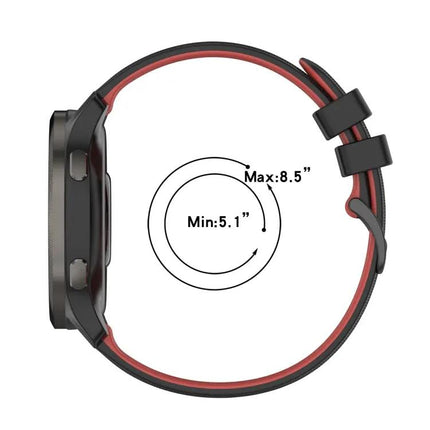 20mm Checkered Silicone Band for Galaxy Watch5/Watch5 Pro