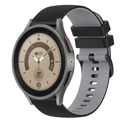20mm Checkered Silicone Band for Galaxy Watch5/Watch5 Pro