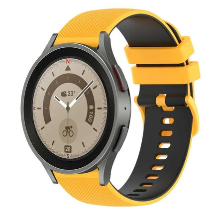 20mm Checkered Silicone Band for Galaxy Watch5/Watch5 Pro