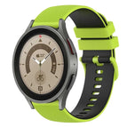 For Samsung Galaxy Watch5 Pro 45mm / Lime Green+Black