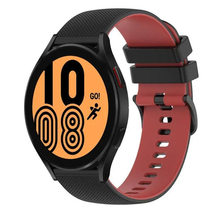 20mm Silicone Checkered Band for Galaxy Watch4 40/44mm