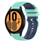 For Samsung Galaxy Watch4 40mm / Teal+Blue