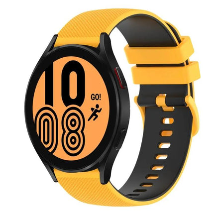 20mm Silicone Checkered Band for Galaxy Watch4 40/44mm