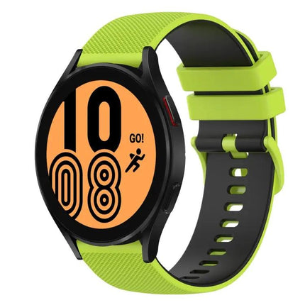 20mm Silicone Checkered Band for Galaxy Watch4 40/44mm