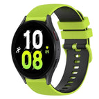 For Samsung Galaxy Watch5 40mm / Lime Green+Black