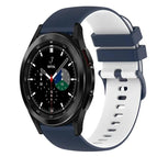 For Samsung  Galaxy Watch4 Classic 46mm / Dark Blue+White