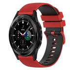 For Samsung  Galaxy Watch4 Classic 46mm / Red+Black