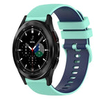 For Samsung  Galaxy Watch4 Classic 46mm / Teal+Blue